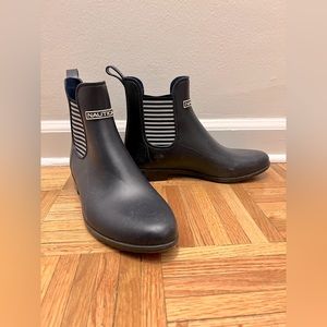 Navy Blue Low Nautica Rain Boots
